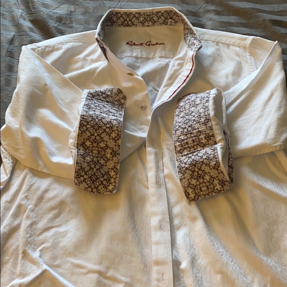 Robert Graham white button down